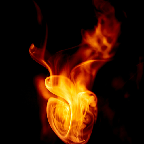 A flame representing FIRE of The Five Element of Life Acupuncture: Fire